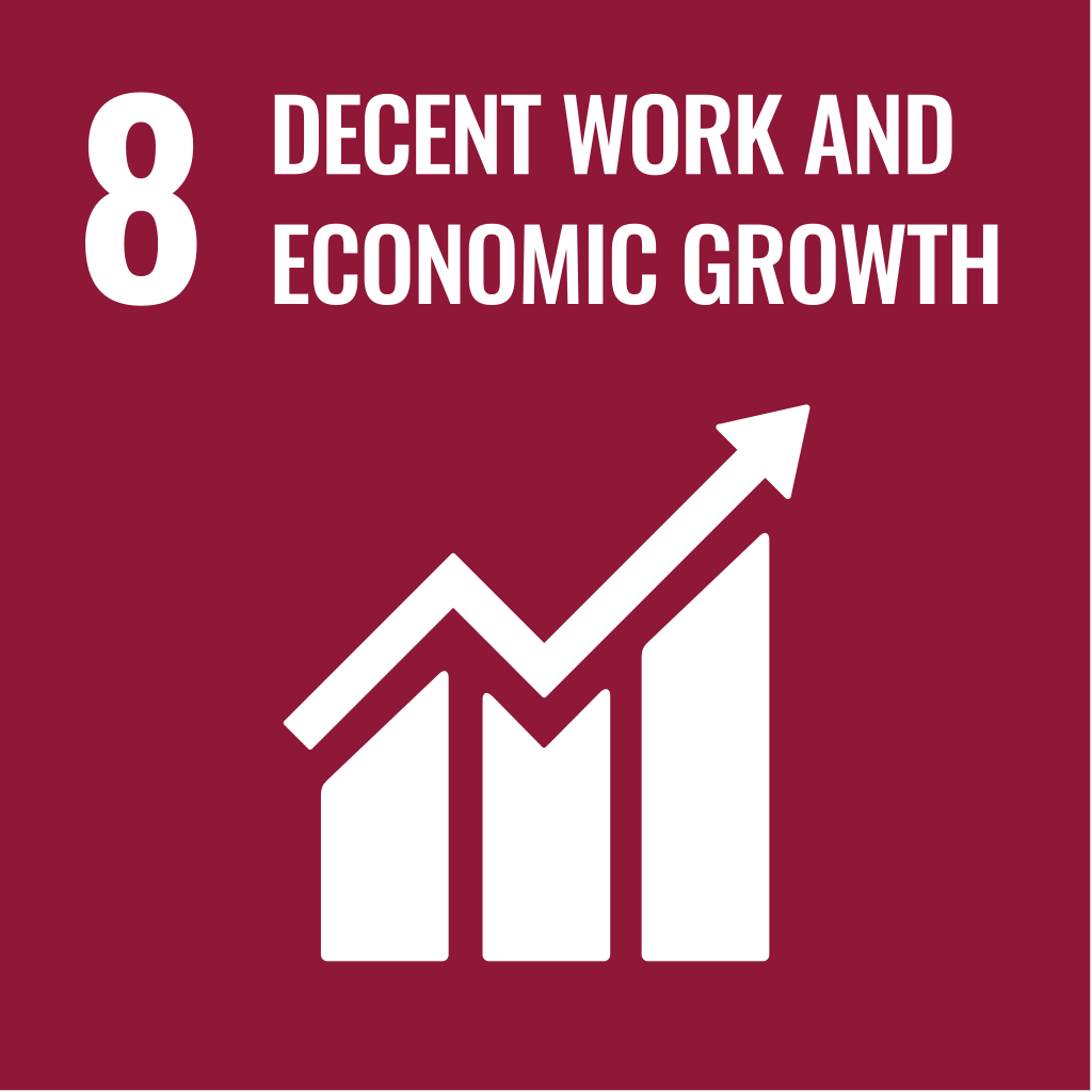 Logo image of SDG 8